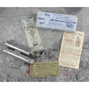 Tool Assortment Lenk Blowtorch Central Accuracy Micrometer box and instructions